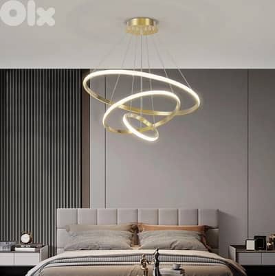 GOLD LED CHANDLIER
