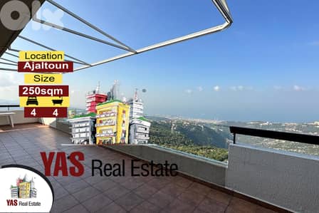 Ajaltoun 250m2 Rooftop | 80m2 Terrace | Killer View | High-End |