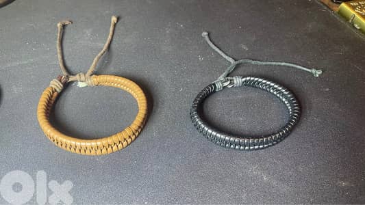 Men leather bracelets