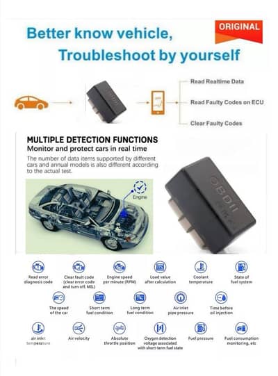 OBD2 scanner & accessories