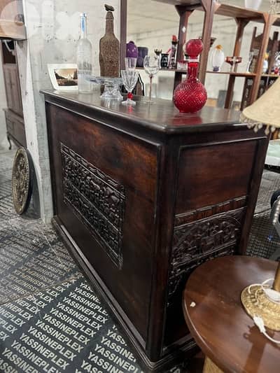solid wood bar teak maseef