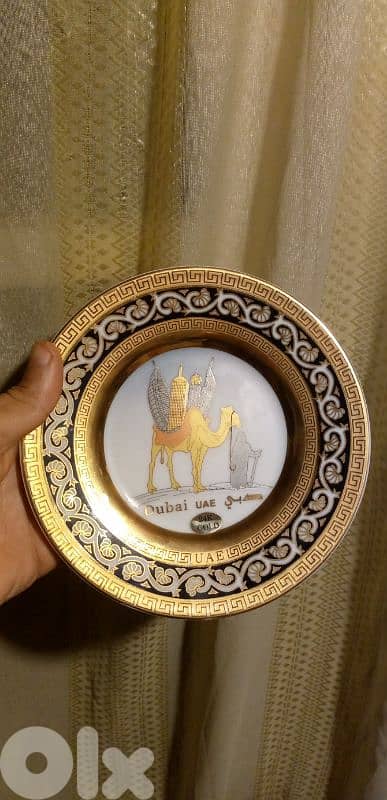 Plate 24k Gold
