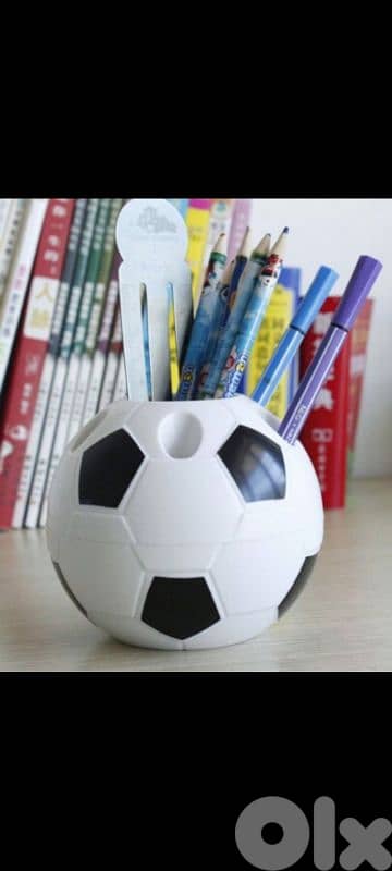 football shape stationery stand