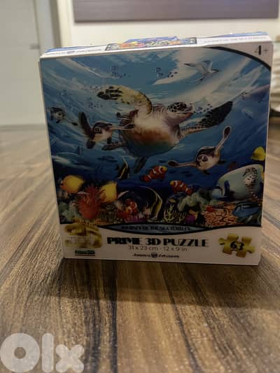 3D puzzle 63 pieces