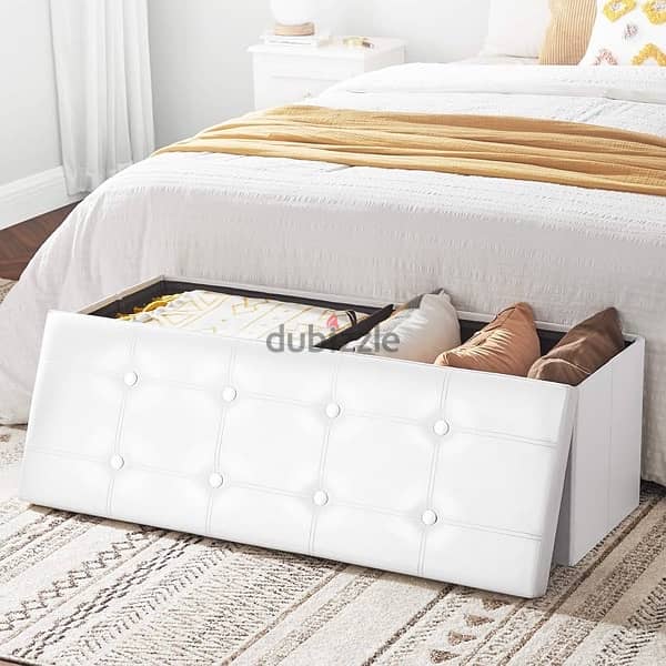 storage Leather bench 6