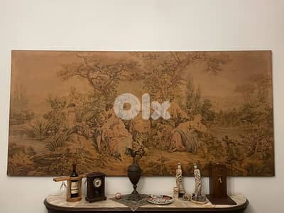 Antique Gobelin tapestry - excellent condition (285 x135 cm)