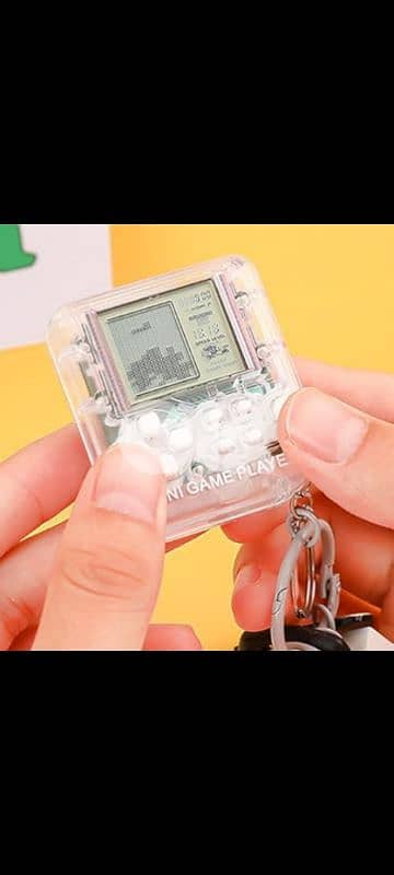 retro game keychain