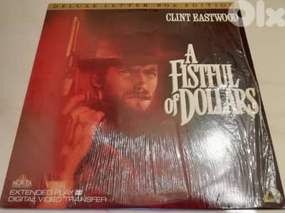 Clint Eastwood A fistful of Dollars laserdisc