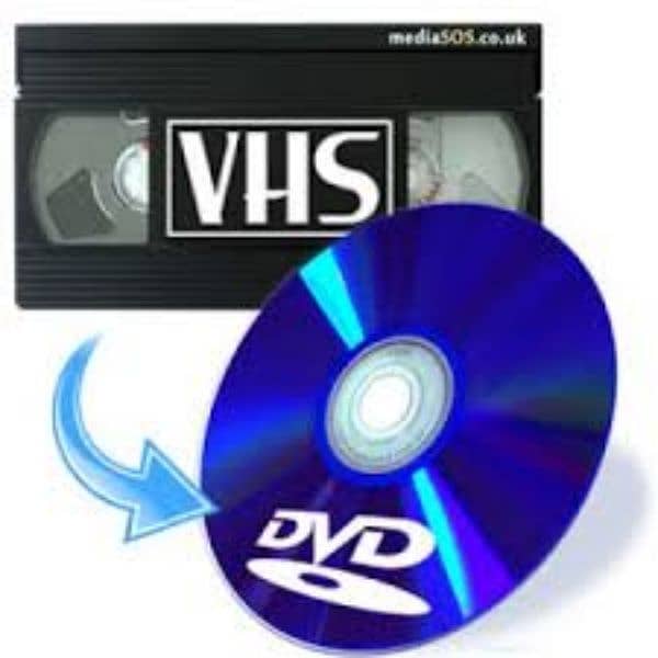 Convert any Cassette to Digital (VHS to Dvd/USB)-$10- 2