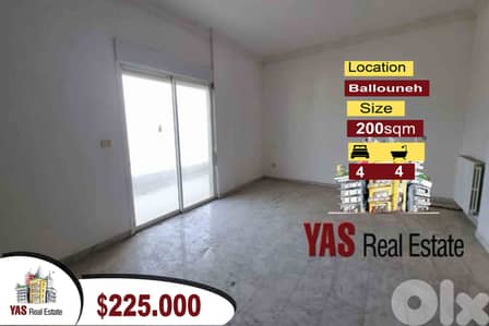 Ballouneh 200m2 + 100m2 Terrace rooftop | High-End | Mountain View |