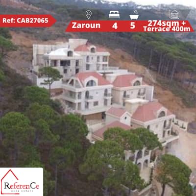 4 floors Villa for sale in Zaroun فيلا للبيع في زعرون مكونة من 4 طوابق