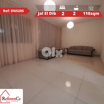 Prime location with view in Jal El Dib شقة رائعة  للبيع في جل الديب