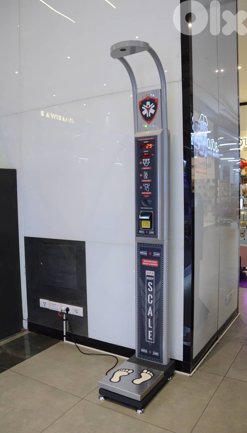 Scale Machine Height & Weight – Coin Operated (Refurbished) 4