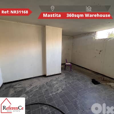 Huge warehouse in Mastita for sale مستودع ضخم للبيع في مستيتا