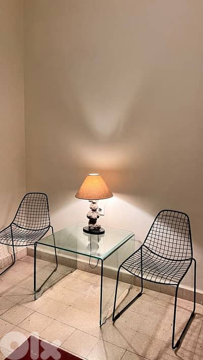 glass table
