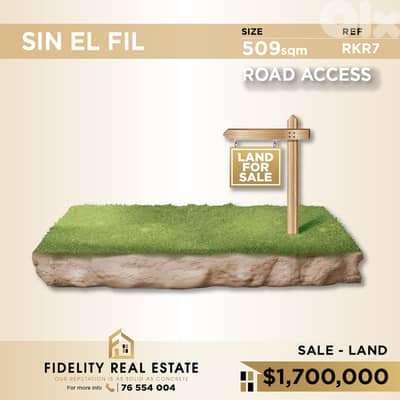 Land for sale in Sin El Fil RKR7 أرض للبيع في سن الفيل