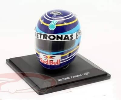 Norberto Fontana (Team Red Bull-Sauber 1997) Plastic Helmet model 1:5.