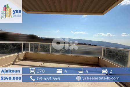 Ajaltoun 270M2 | Spacious Flat | New | Luxurious | Mountain View |