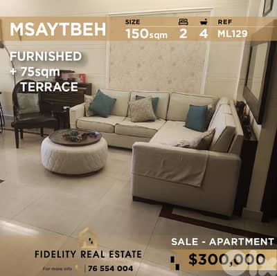 Apartment for sale in Msaytbeh ML129 شقة للبيع في المصيطبة