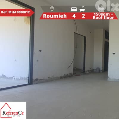 Apartment with roof in Roumieh شقة مع روف في الرومية