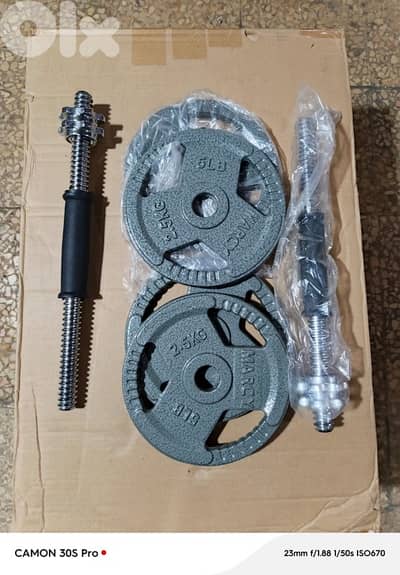 dambells axe and weight new 40$
