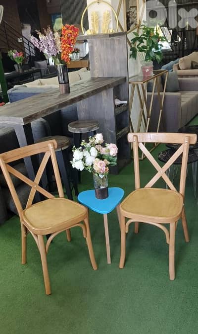 كرسي خشب زين . wood chair