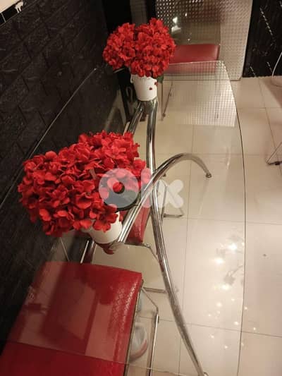 chrome kitchen table
