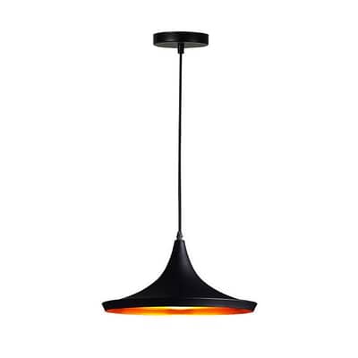 ceiling pendant light , black