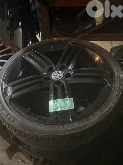 طقم جنوطة مع دواليب GTI6R