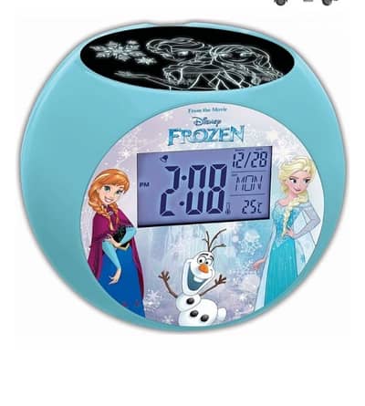 Disney frozen clock alarm , radio