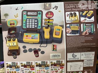 supermarket cash register play set