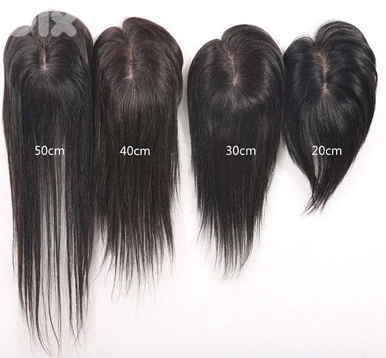 باروكة شعر طبيعي %100 بواريك شعرطبيعي لبناني 8