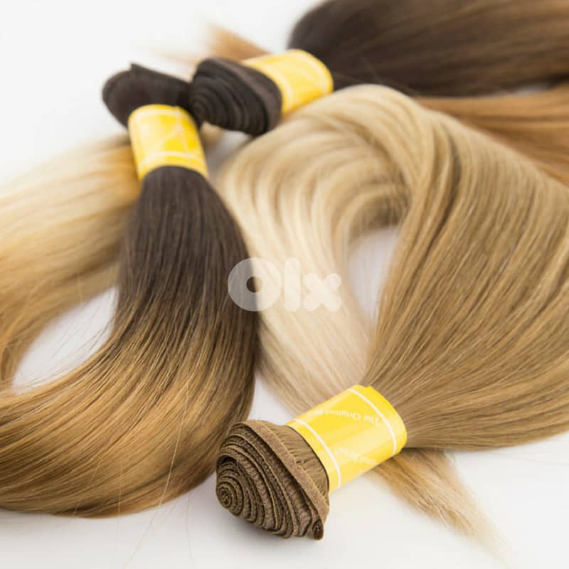باروكة شعر طبيعي %100 بواريك شعرطبيعي لبناني 12