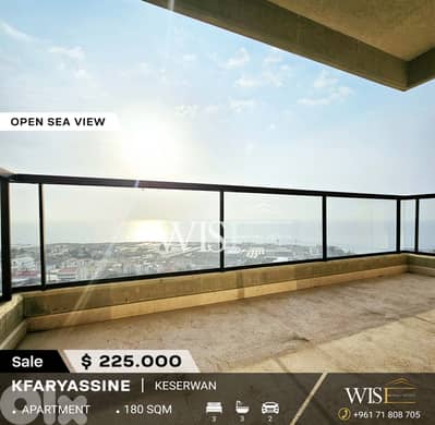 180 SQM Apartment for SALE in Kfaryassine!