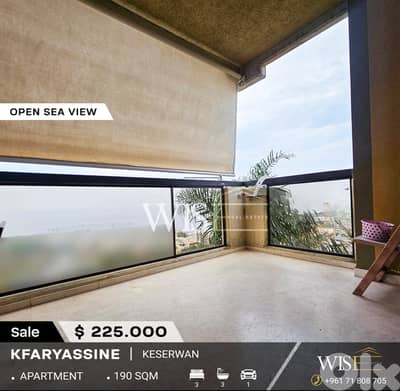 190 SQM apartment for SALE in Kfaryassine!