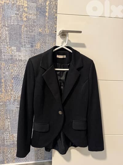 dark grey blazer new, size m