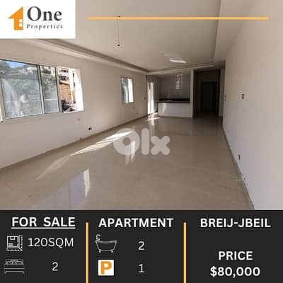 APARTMENT FOR SALE IN BREIJ- JBEIL