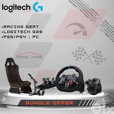 Logitech G29 + Shifter + Racing Seat Bundle Offer