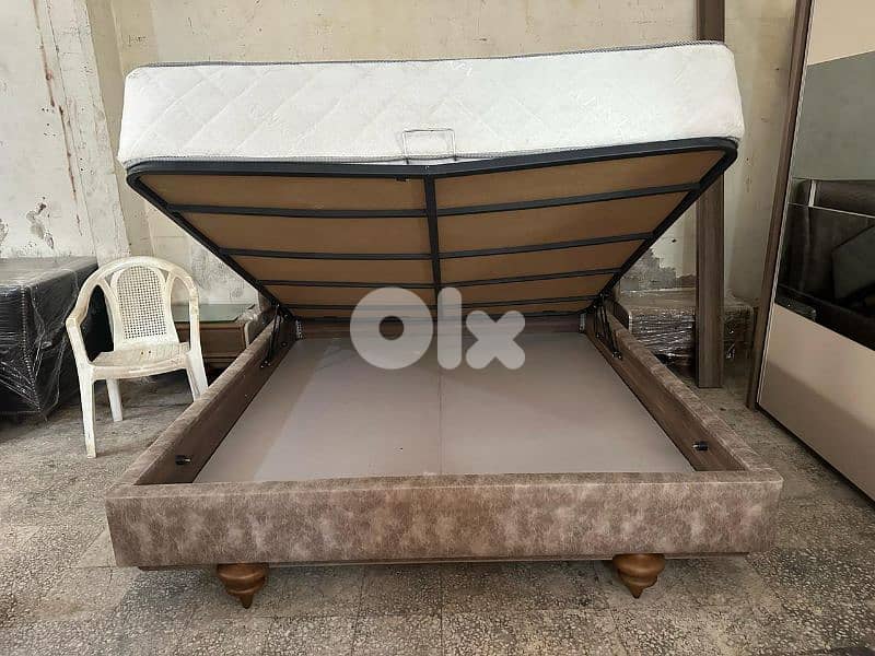 اوضة نوم شغل istikbal سحاب تخت مكانيزيوم صندوق مع فرشة 2