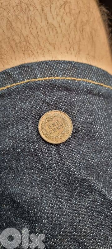 bargain indian usa cent  letter  S google it to see original price 12