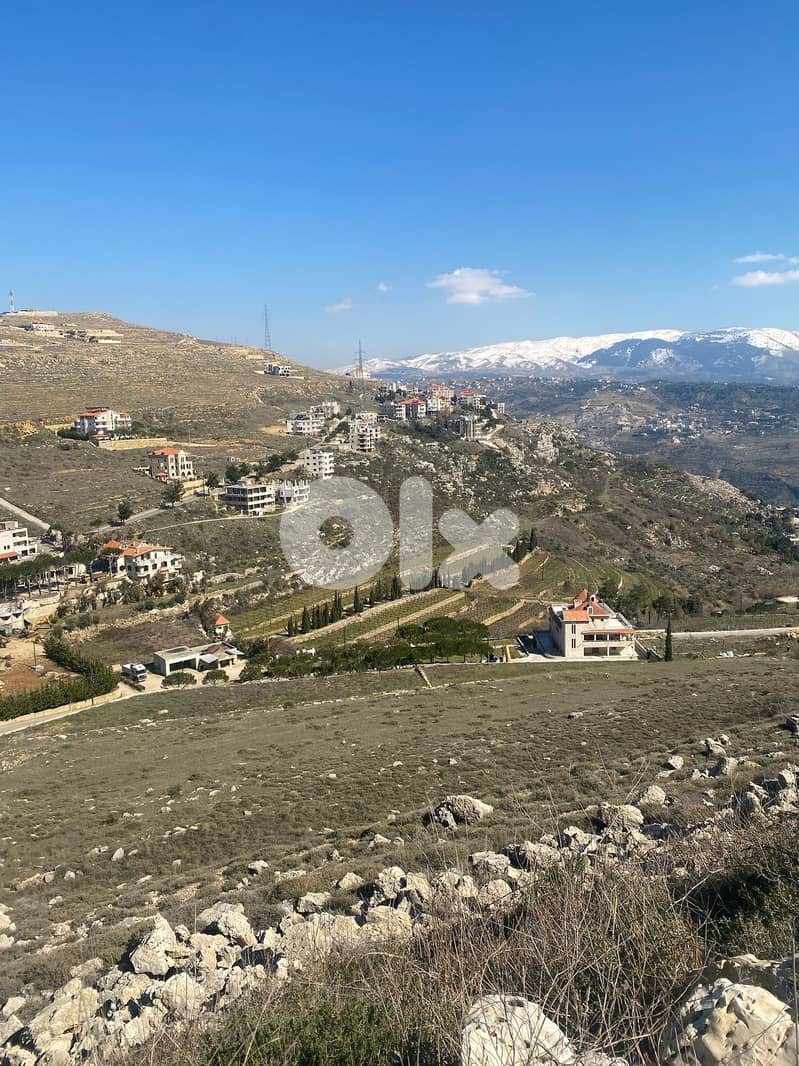 L17278 - Land For Sale in Bhamdoun With A Nice View 2