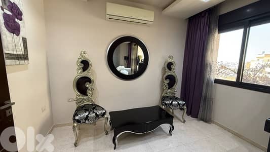 chair and table