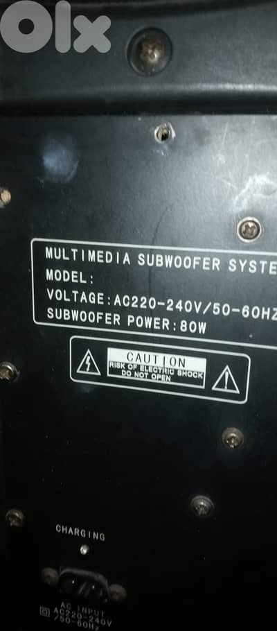 Multi media subwoofer system