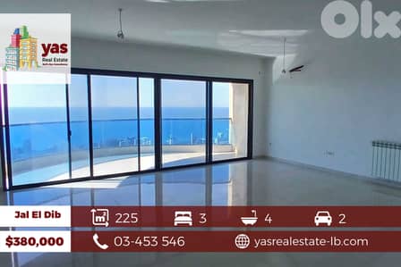 Jal El Dib 225m2 | High Floor | Panoramic View | Luxury | Catch|ABA/MJ