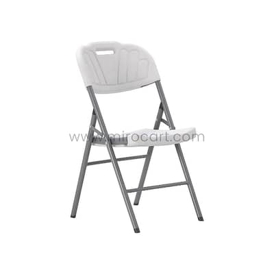 Heavy-Duty Foldable Dining Chair – 200kg, Steel Legs, Stackable