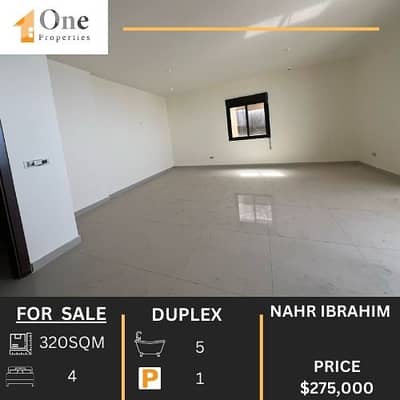 DUPLEX FOR SALE IN NAHR IBRAHIM
