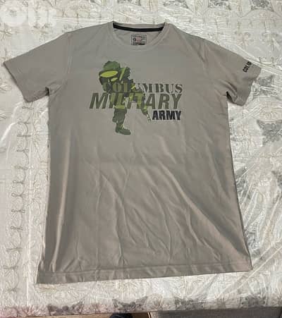 columbus military style Tshirt sizeL