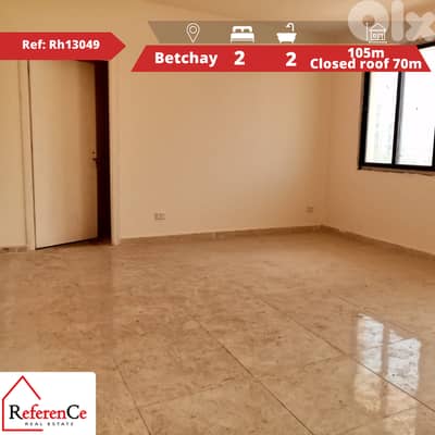 Apartment with roof in Betchay شقة + روف للبيع في بطشاي