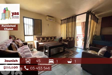 Jounieh/Amwaj 45m2 | Furnished Chalet | Partial View | Cozy | EH