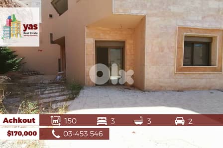 Achkout 150m2 | 80m2 Terrace | Brand New | Mountain View | TK |